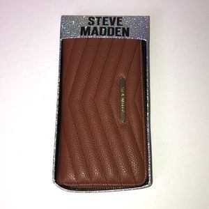NWT Steve Madden Cognac Wallet